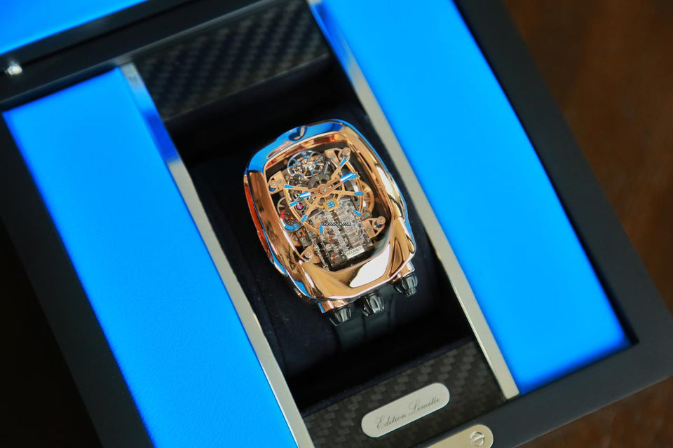 Jacob & Co.and Co Bugatti Chiron tourbillon Full set box and papers