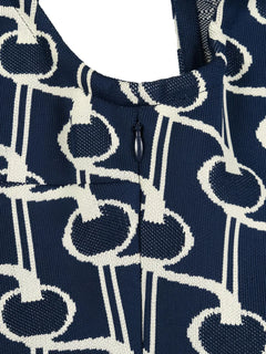 2010s geometric-print mini dress