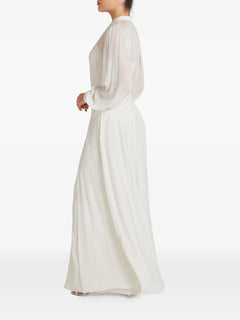 Villanelle buttoned long-sleeve maxi dress