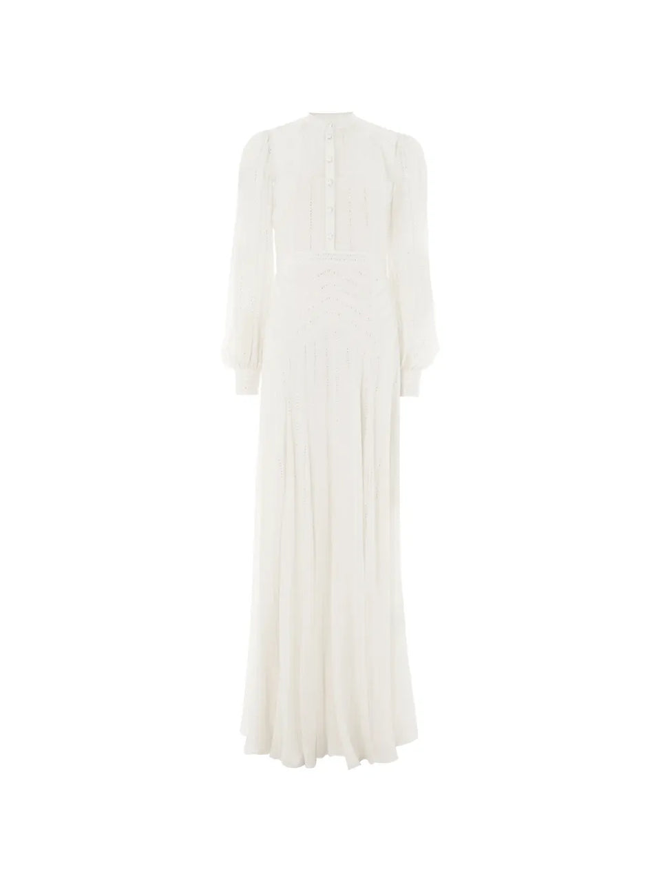 Villanelle buttoned long-sleeve maxi dress