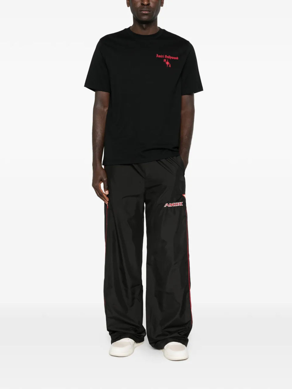 star panelled track pants