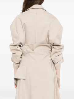 shirt-collar tailored bodysuit