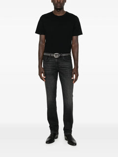 black slim jeans