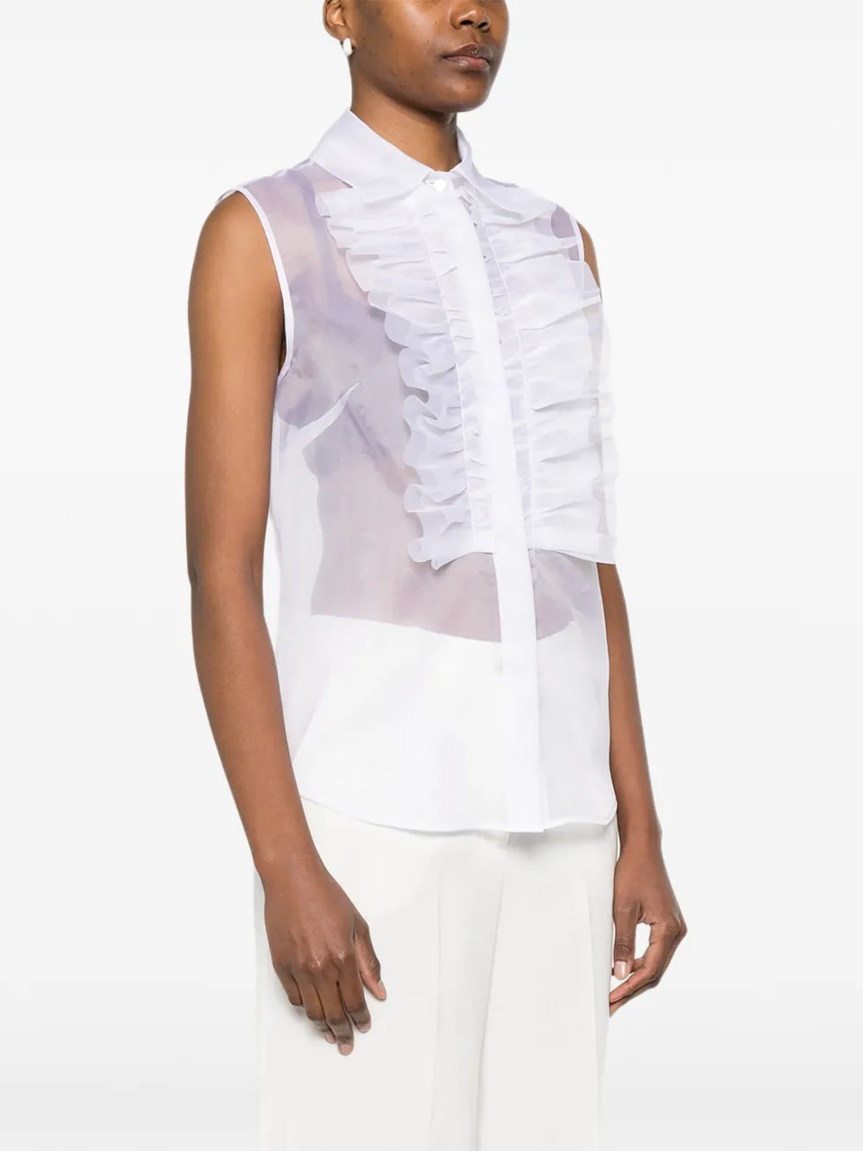 ruffled top