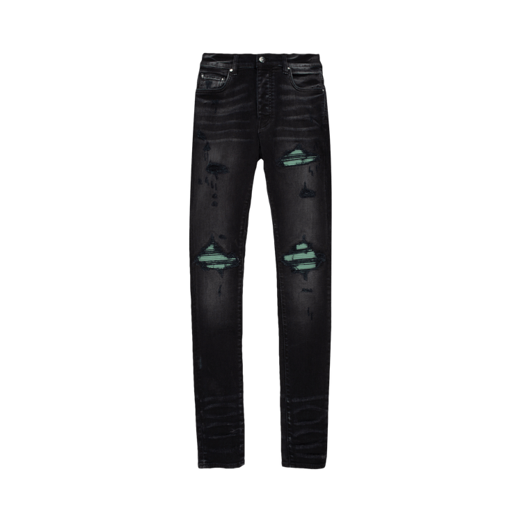 Amiri Ultra Suede MX1 Jean Aged Black