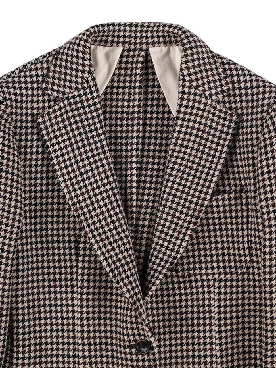 Benjamin houndstooth-pattern single-breasted blazer