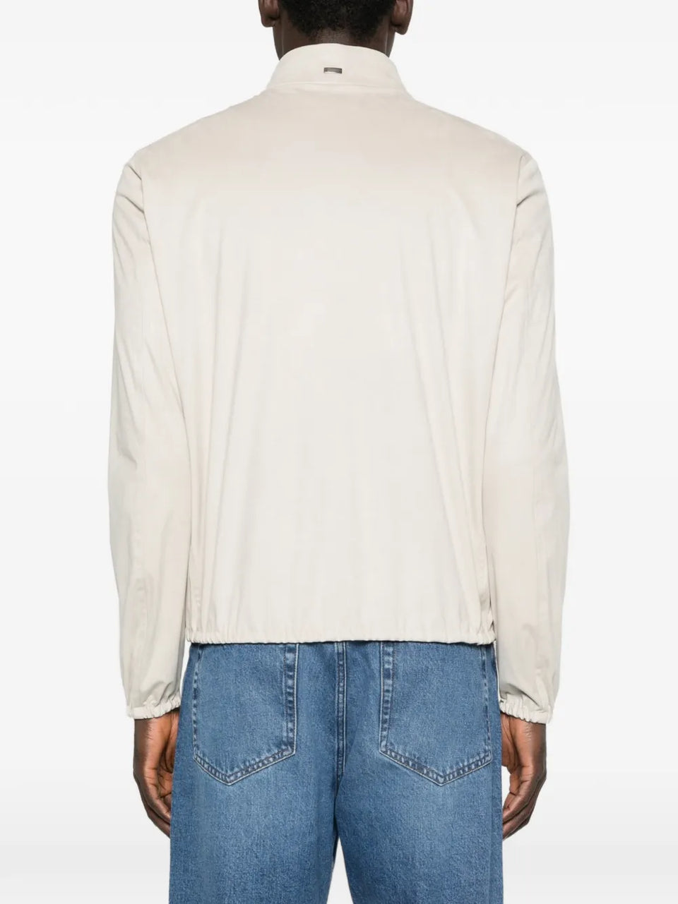 zip-up long-sleeve jacket