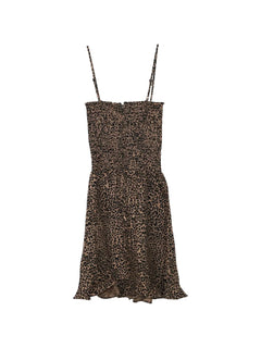 Rouen animal-print mini dress
