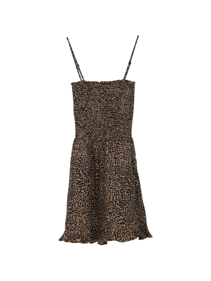 Rouen animal-print mini dress