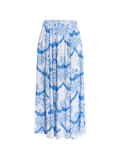 Shiloh floral-print skirt