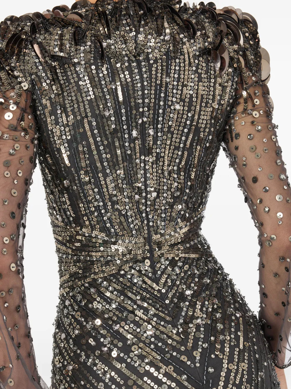 Xenia sequin-embellished maxi dress