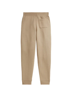 drawstring patch-pocket track pants