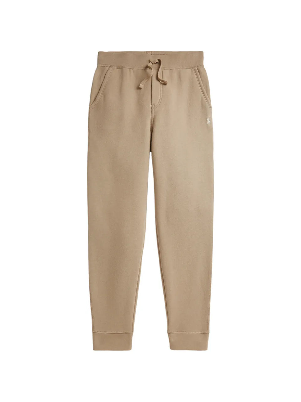 drawstring patch-pocket track pants