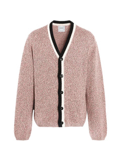 V-neck buttoned cashmere cardigan