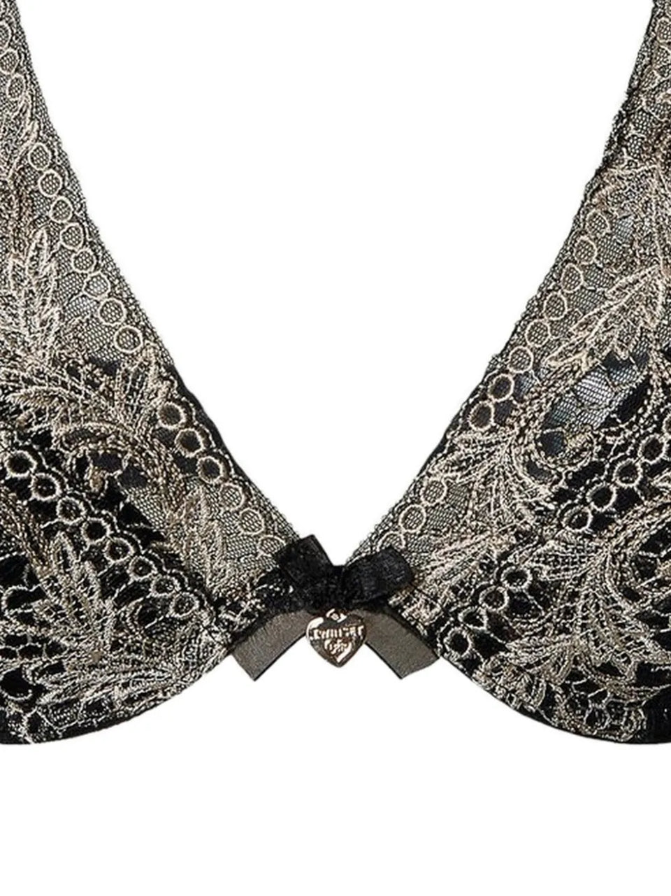 embroidered tulle bralette