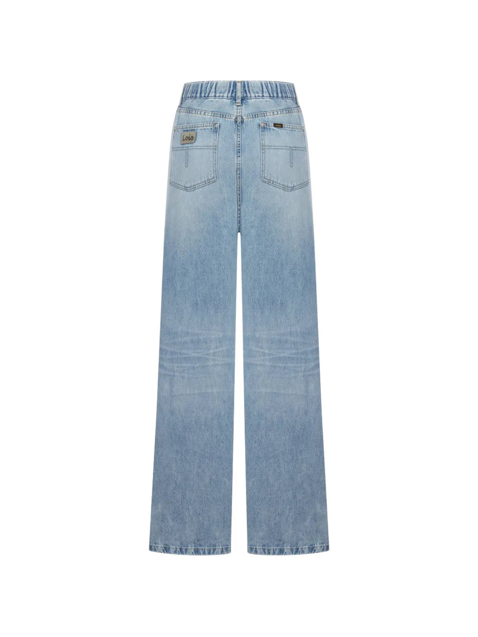 flow wide denim jeans