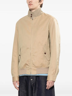 x Brook Brothers logo-embroidered jacket