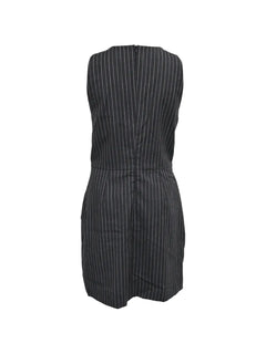 twist-front jacquard mini dress
