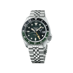 Seiko 5 Sports Men Automatic Green Dial Analog Stainless Steel Watch SSK035K1