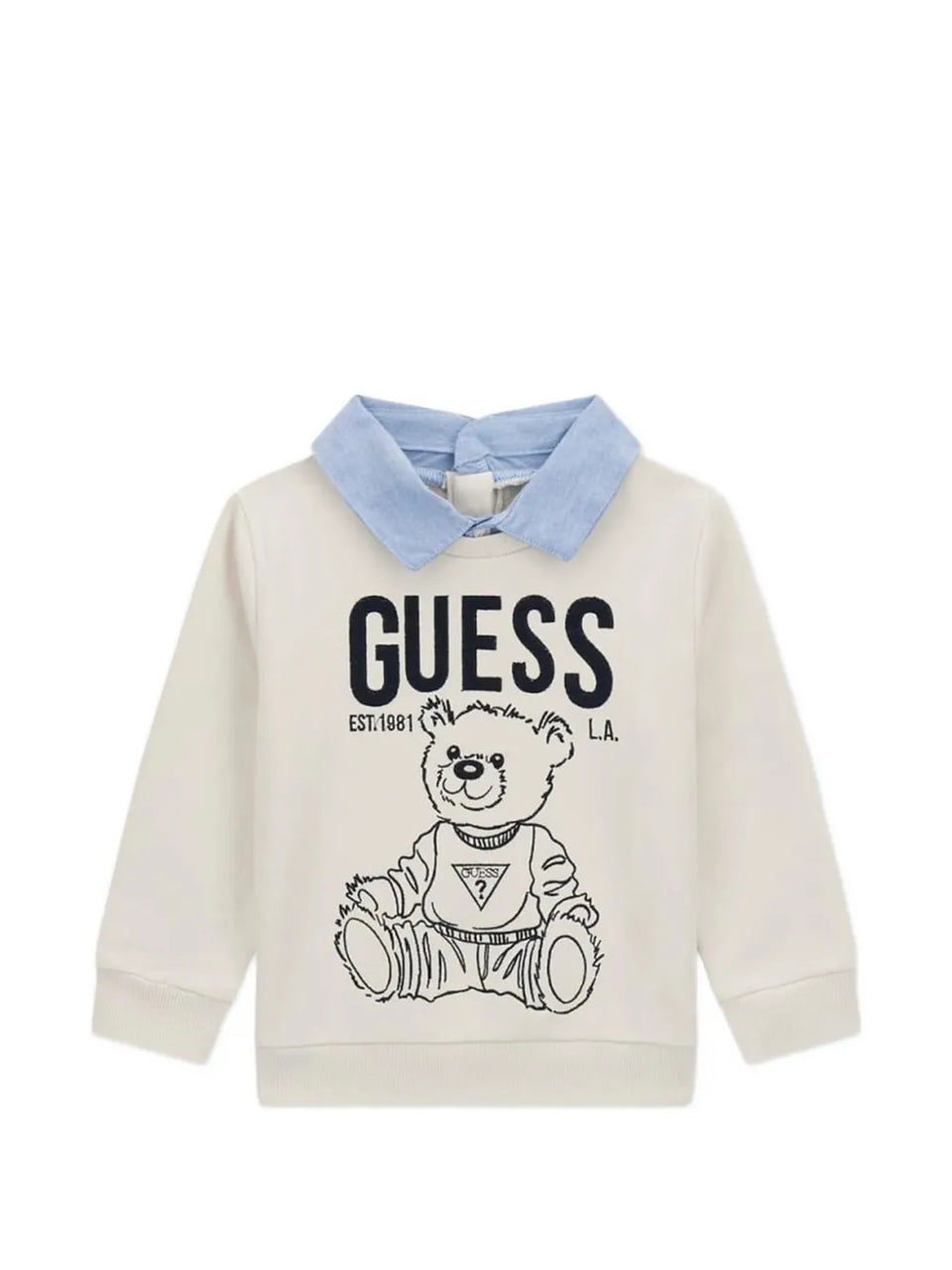 bear-print trousers set