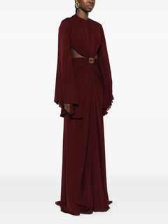 cut-out embellished maxi dress