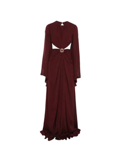 cut-out embellished maxi dress