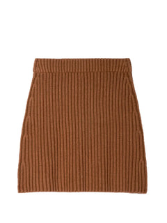 ribbed mini skirt