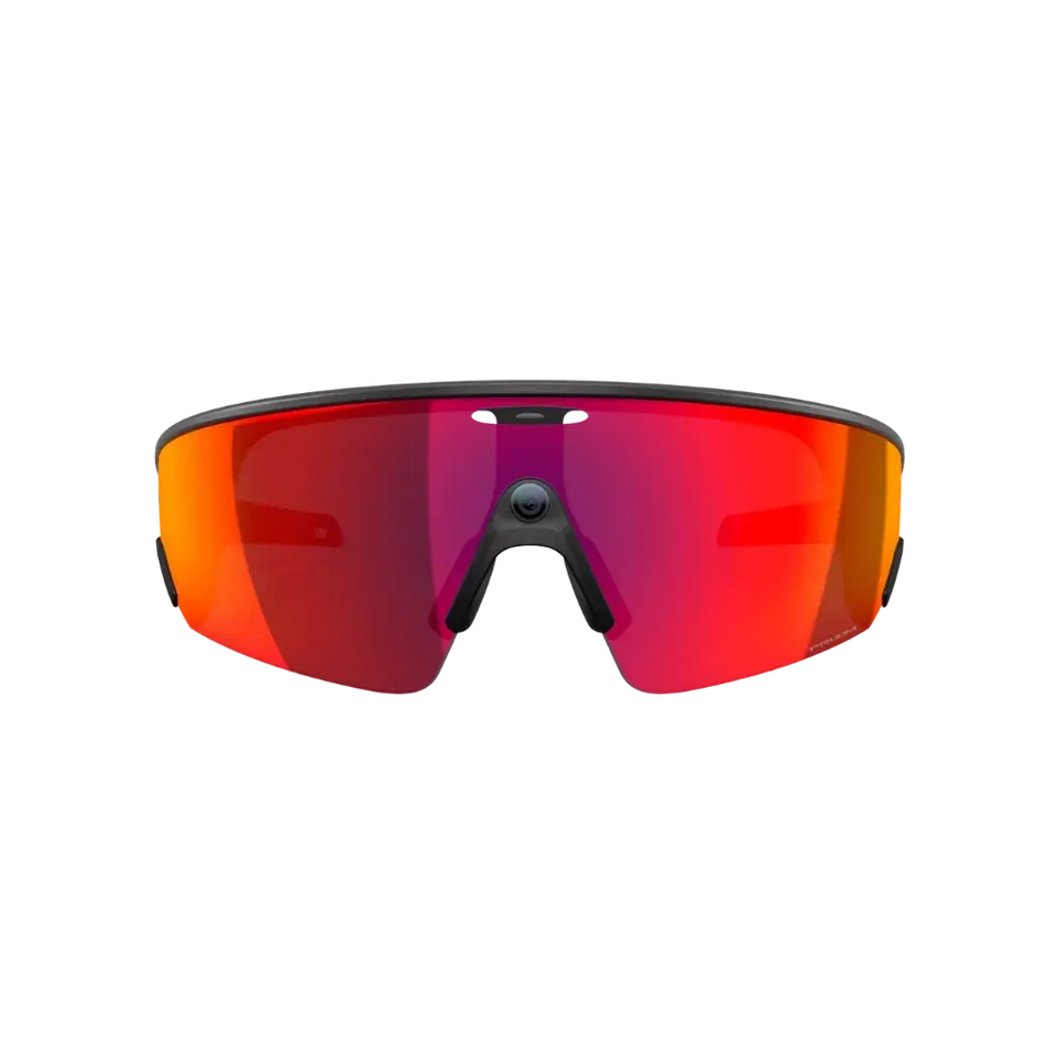 Meta x Oakley Sunglass Vanguard Prizm Road Lenses with Black Frame