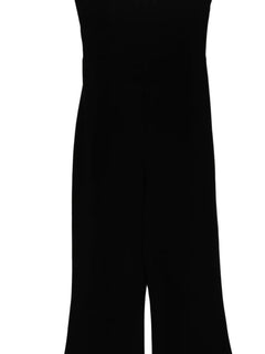 strapless flared jumpsuit