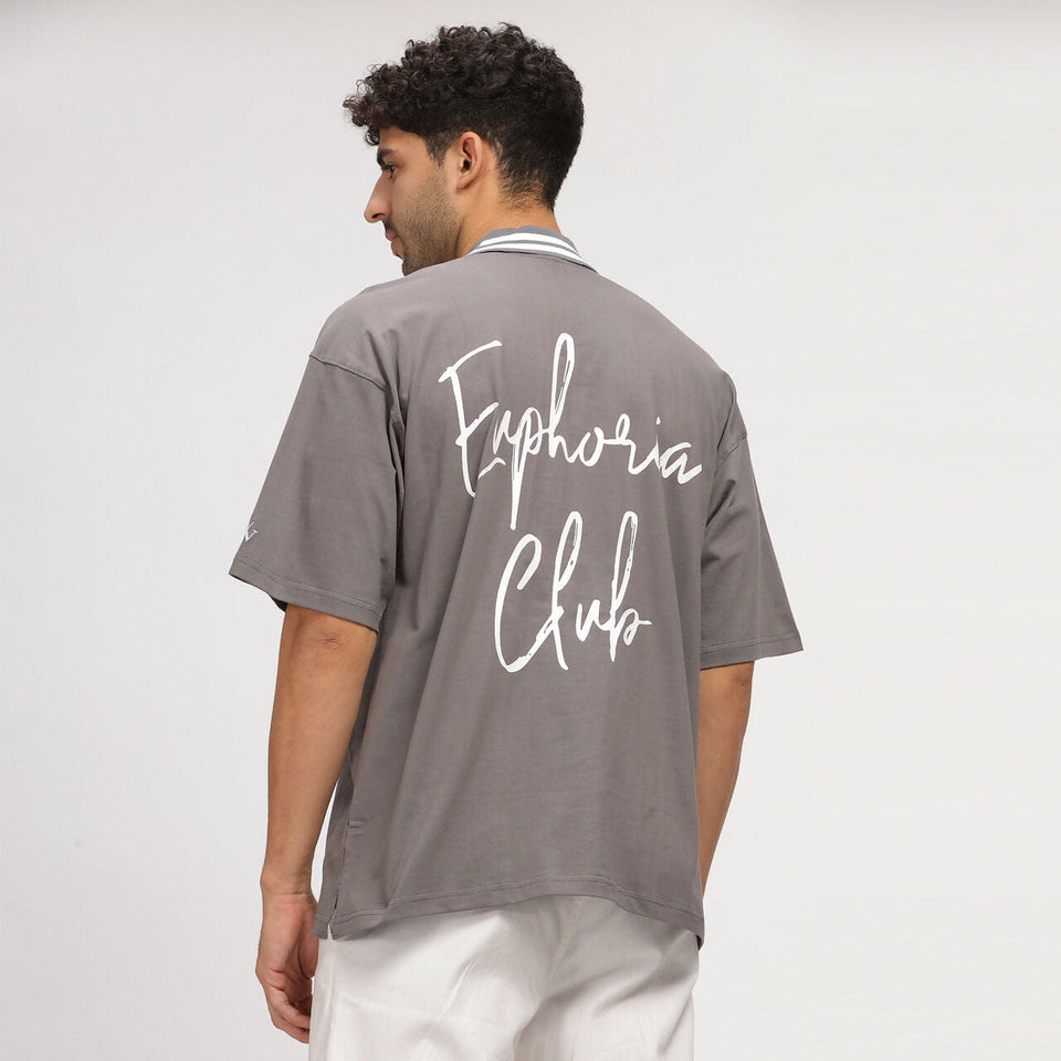 Euphoria Club T-Shirt (Oversized Polo)
