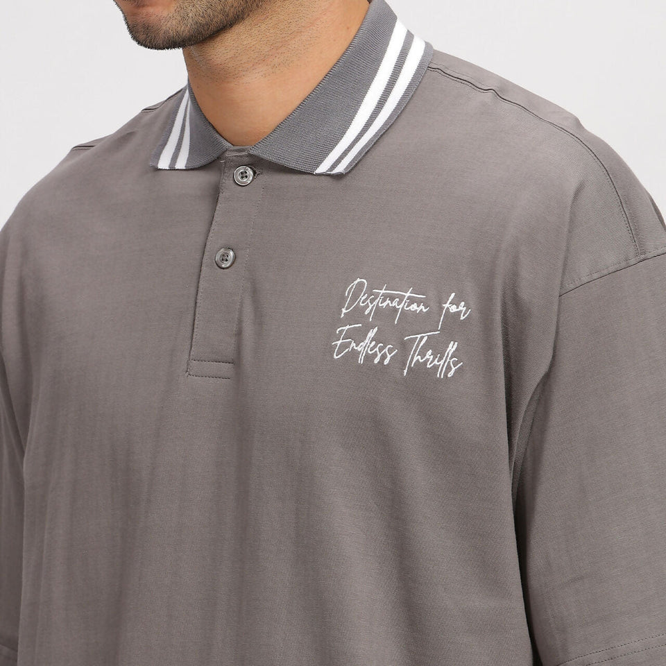 Euphoria Club T-Shirt (Oversized Polo)