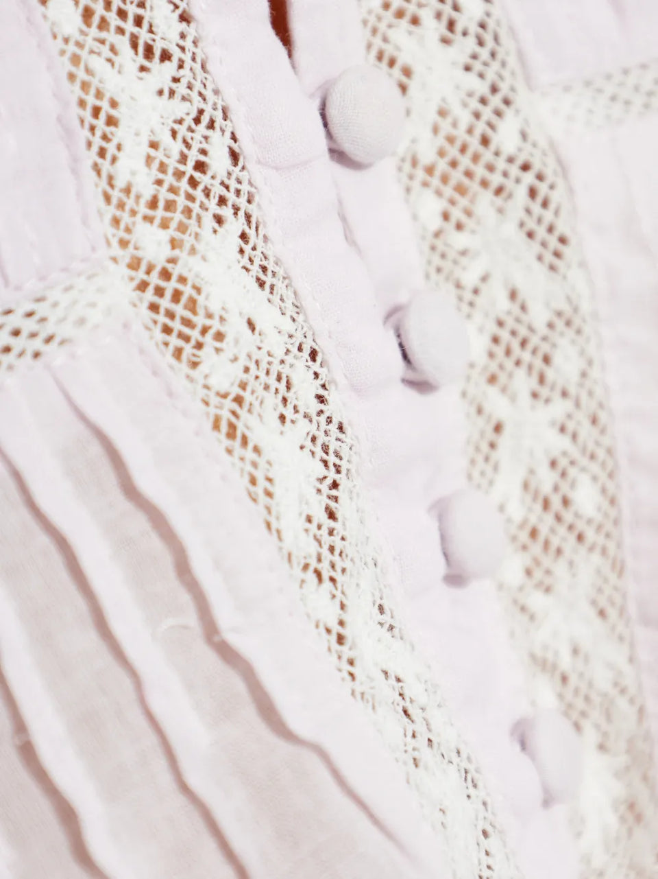 lace button top
