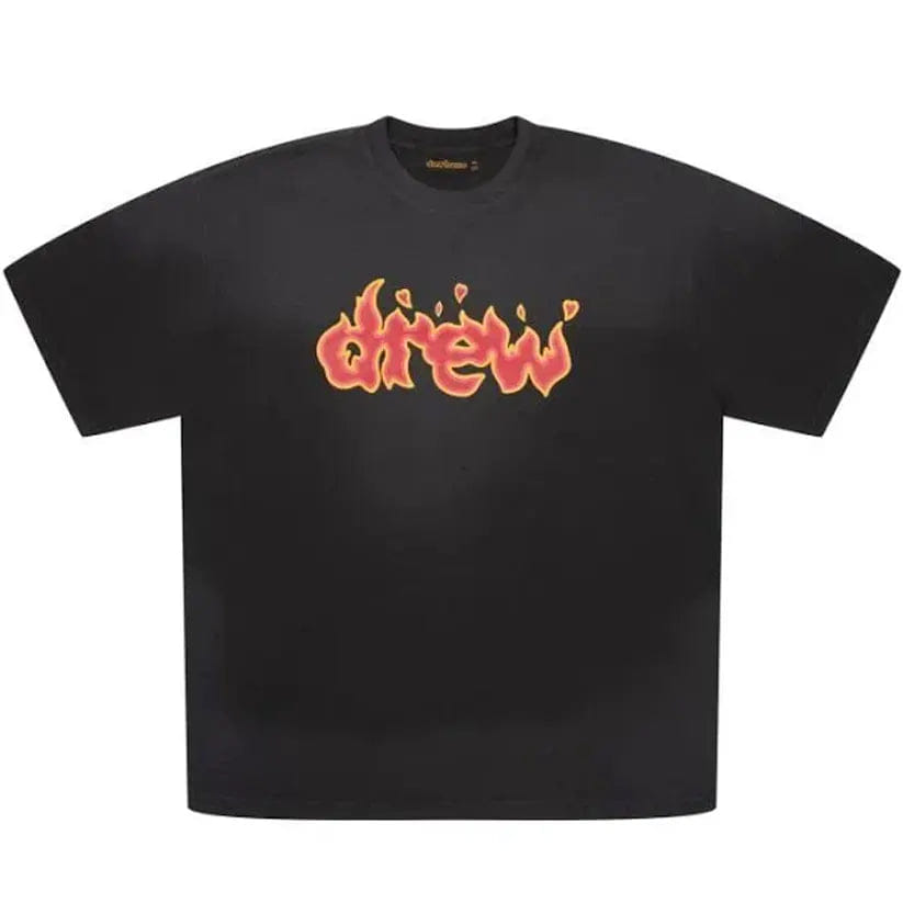 Drew House Lit Drew T-Shirt Faded Black Black Friday