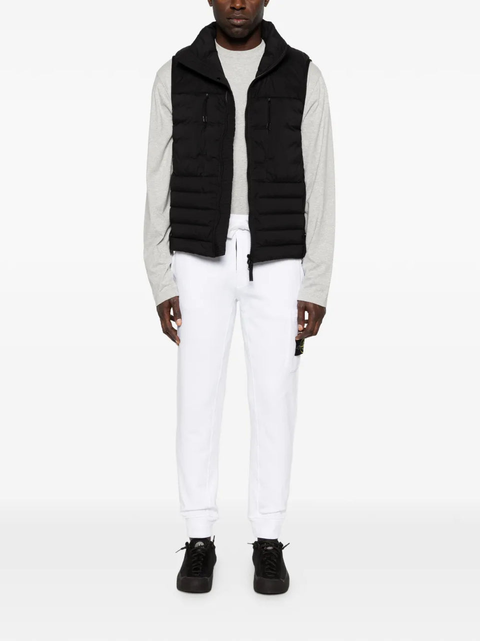 patch-pocket track pants