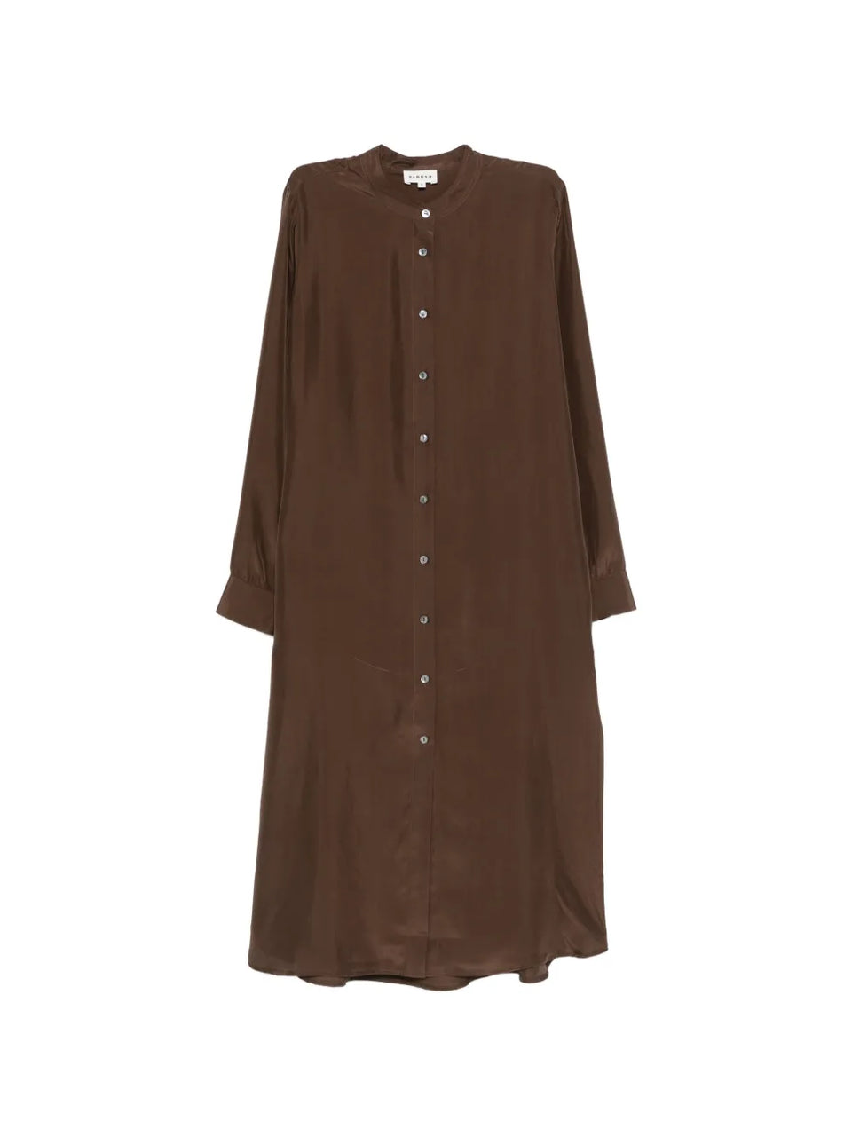 buttoned midi dress