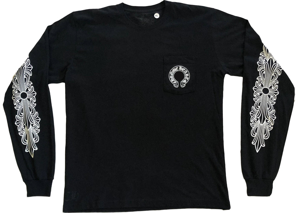 Chrome Hearts Horse Shoe L/S T-Shirt Black
