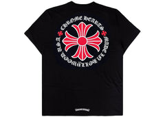Chrome Hearts Made In Hollywood Plus Cross T-Shirt Black/Red