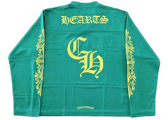 Chrome Hearts Sports Mesh Warm Up Jersey Green/Yellow