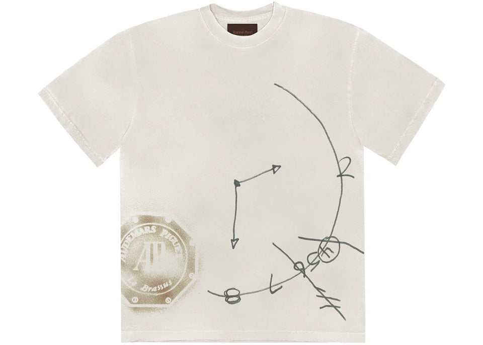Travis Scott Cj x Audemars Piguet Time Zones T-Shirt White