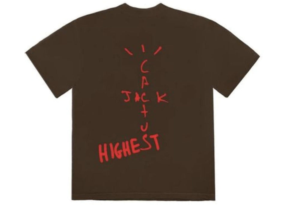 Travis Scott Jordan Cactus Jack Highest T-Shirt Brown
