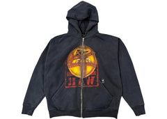 Travis Scott x Wwe Mankind Zip Hoodie Black