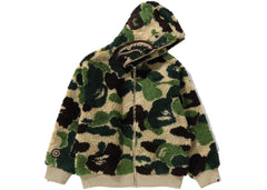 Bape Abc Camo Boa Shark Relaxed Fit Hoodie Green
