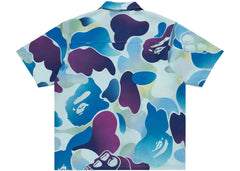 Bape x Bored Ape Yacht Club Hawaiian Shirt Blue