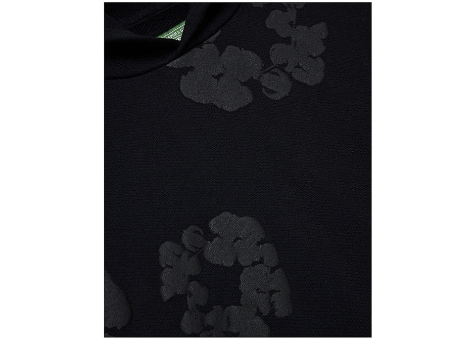 Denim Tears Cotton Wreath Hoodie Black Monochrome