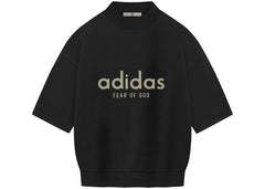 Fear Of God Athletics Heavy Jersey 3/4 Mock T-Shirt Black