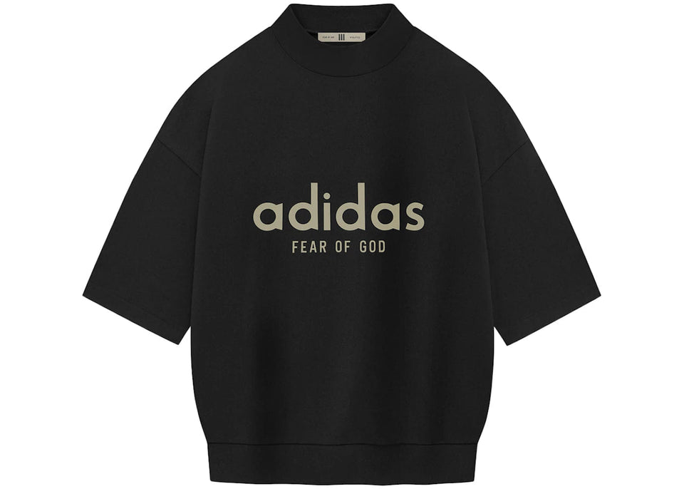 Fear Of God Athletics Heavy Jersey 3/4 Mock T-Shirt Black