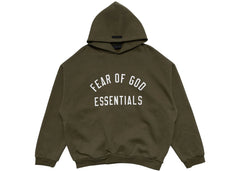 Fear Of God Essentials Fleece Hoodie Military