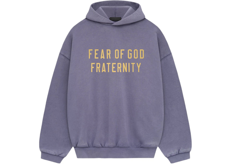 Fear Of God Essentials Heavy Fleece Hoodie Lavender