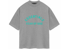 Fear Of God Essentials Heavy Jersey S/S T-Shirt Dark Heather Oatmeal