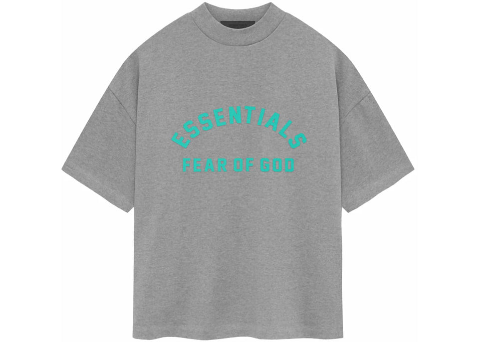 Fear Of God Essentials Heavy Jersey S/S T-Shirt Dark Heather Oatmeal